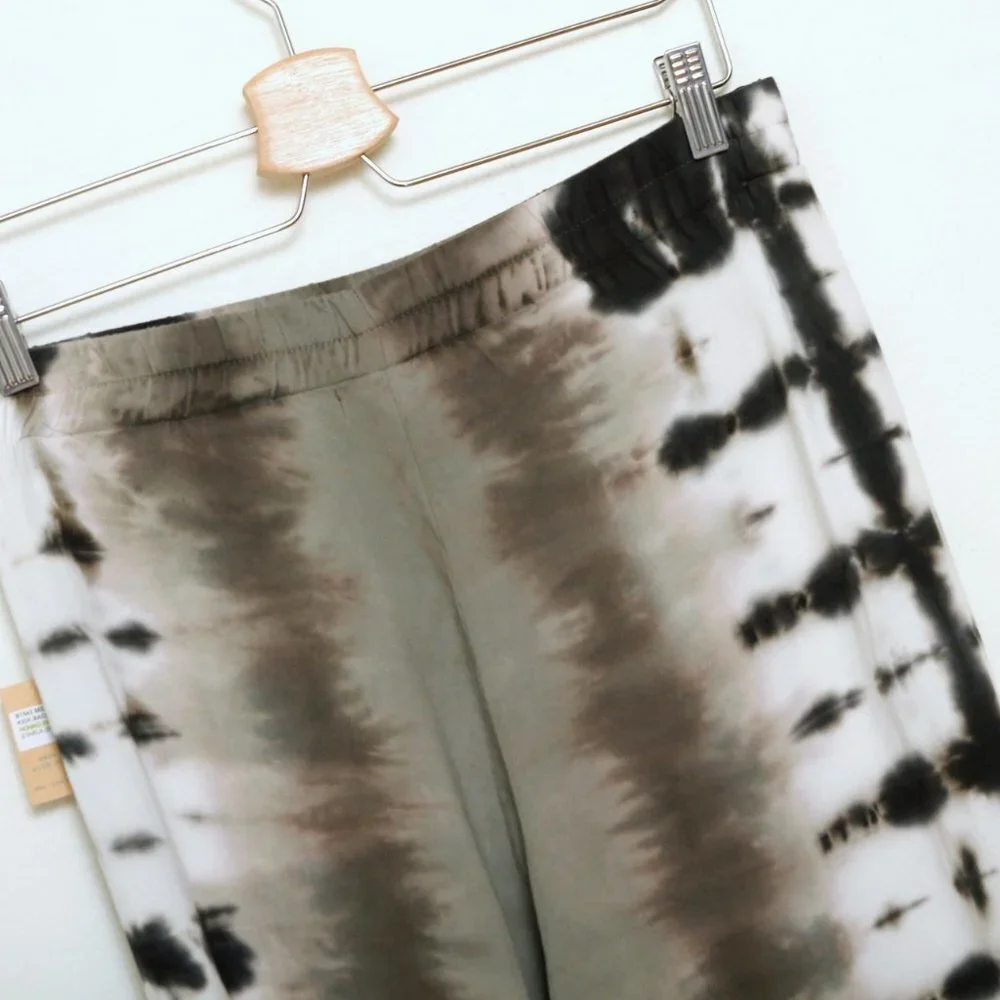 NWT River + Sky Kickback Tie Dye Animal‎ Print Jogger Black Gray Women S - Picture 7 of 14
